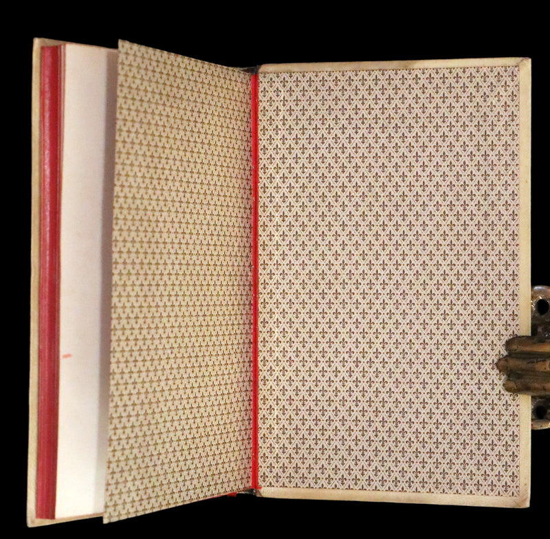 1892 Rare Italian Vellum Book bound by Giulio Giannini - La Vita Nuova di Dante Alighieri - The New Life.