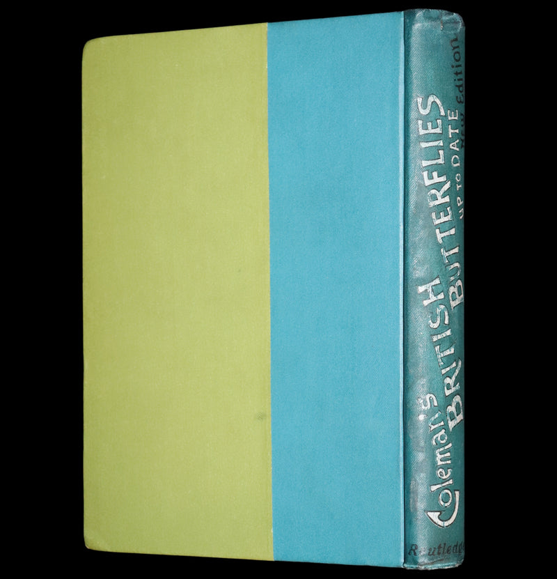 1897 Rare Victorian Book - British Butterflies, Figures and Descriptions of Every Native Species by W. S. Coleman.