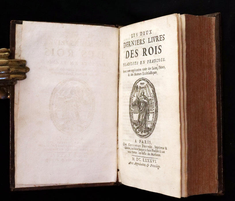 1686 Rare Latin French Bible - The Last Two Books of King - Les Deux Dernier Livres Des Rois.