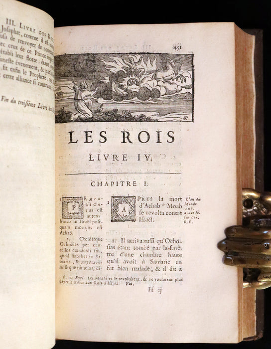 1686 Rare Latin French Bible - The Last Two Books of King - Les Deux Dernier Livres Des Rois.