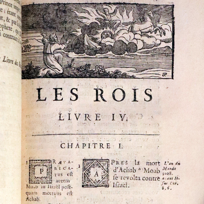 1686 Rare Latin French Bible - The Last Two Books of King - Les Deux Dernier Livres Des Rois.