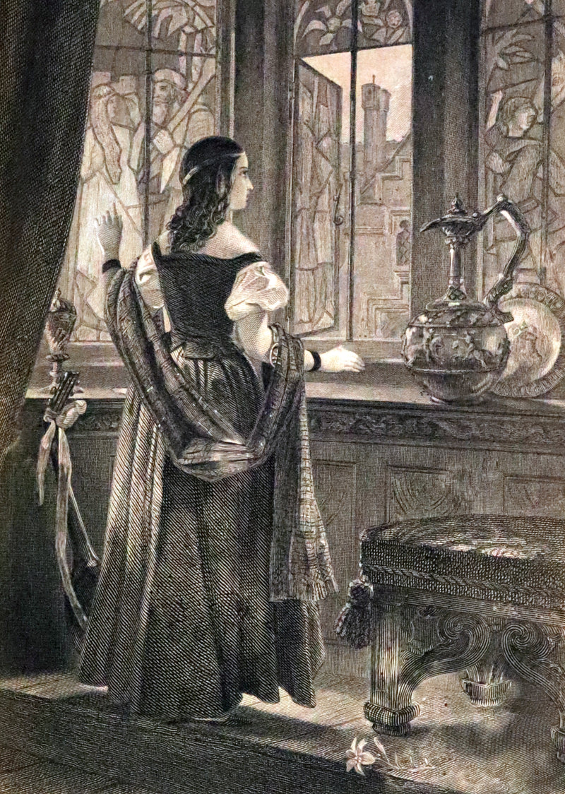 1854 Rare Victorian Book - The Female Poets of Great Britain Chronologically arranged. Illustrated.