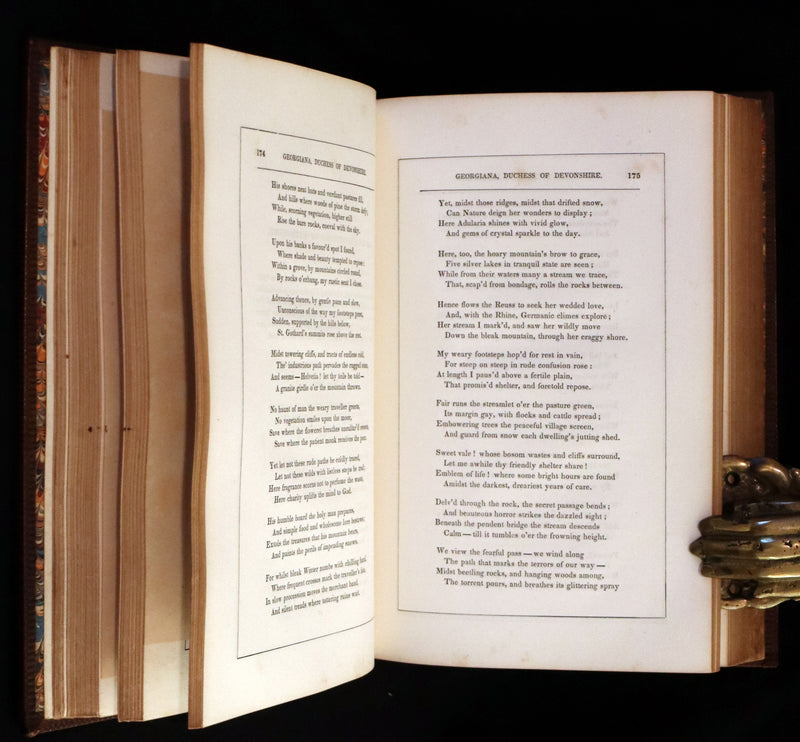 1854 Rare Victorian Book - The Female Poets of Great Britain Chronologically arranged. Illustrated.