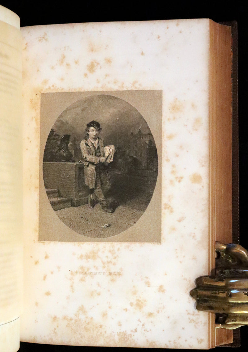 1854 Rare Victorian Book - The Female Poets of Great Britain Chronologically arranged. Illustrated.