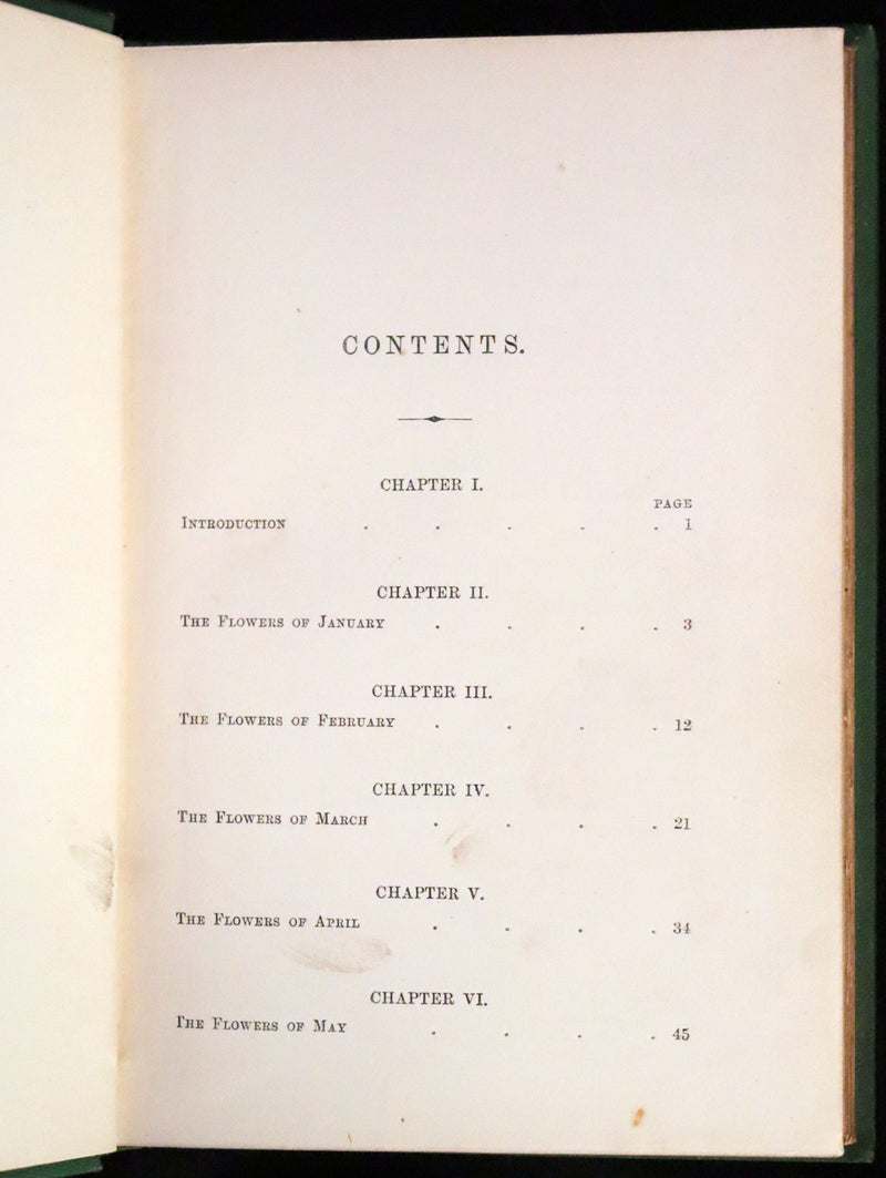 1870 Scarce First Edition - FIELD FLOWERS, A handy-book for the rambling by the botanist James Shirley Hibberd.