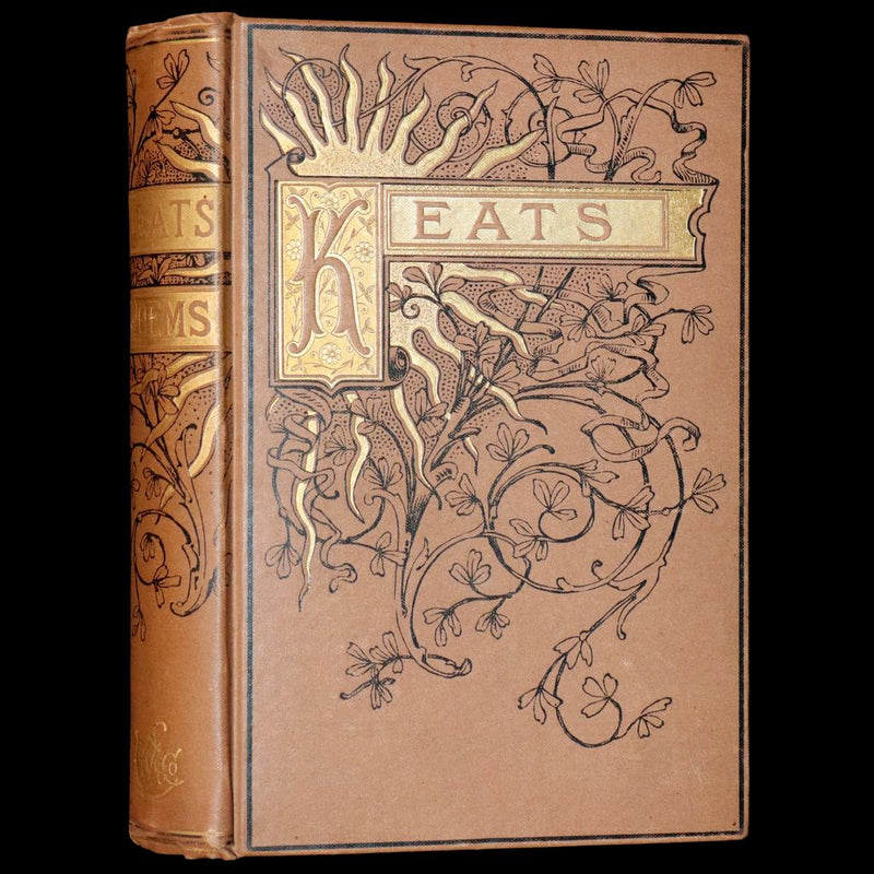 1885 Rare Victorian Book - The Poetical Works of John Keats. Illustrated.