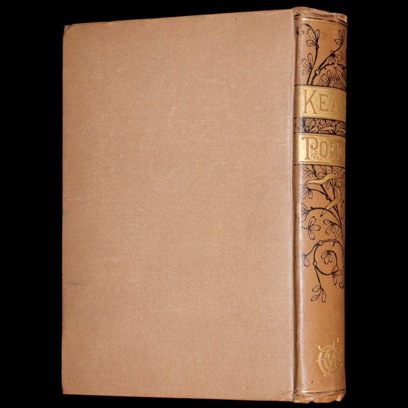 1885 Rare Victorian Book - The Poetical Works of John Keats. Illustrated.
