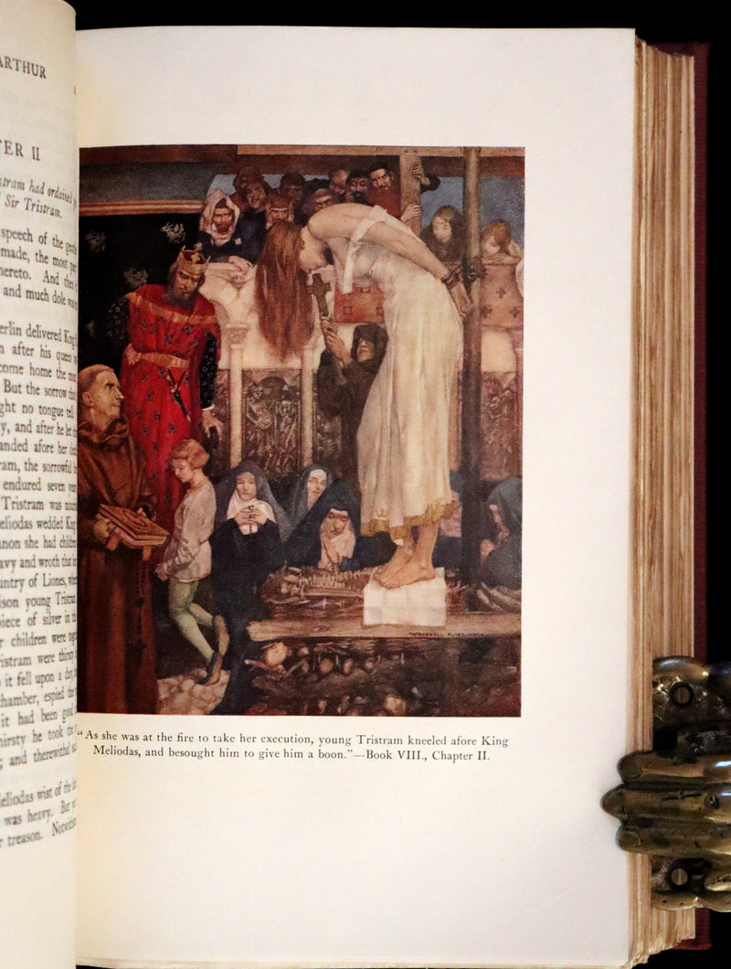 1927 Rare First one-volume Edition - Le Morte Darthur, The History of King Arthur and of His Noble Knights of the Round Table.