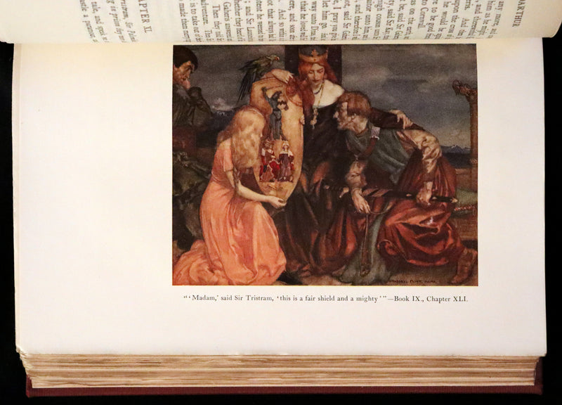 1927 Rare First one-volume Edition - Le Morte Darthur, The History of King Arthur and of His Noble Knights of the Round Table.