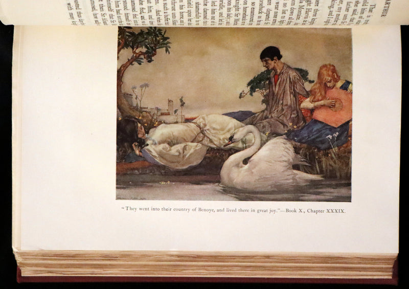 1927 Rare First one-volume Edition - Le Morte Darthur, The History of King Arthur and of His Noble Knights of the Round Table.