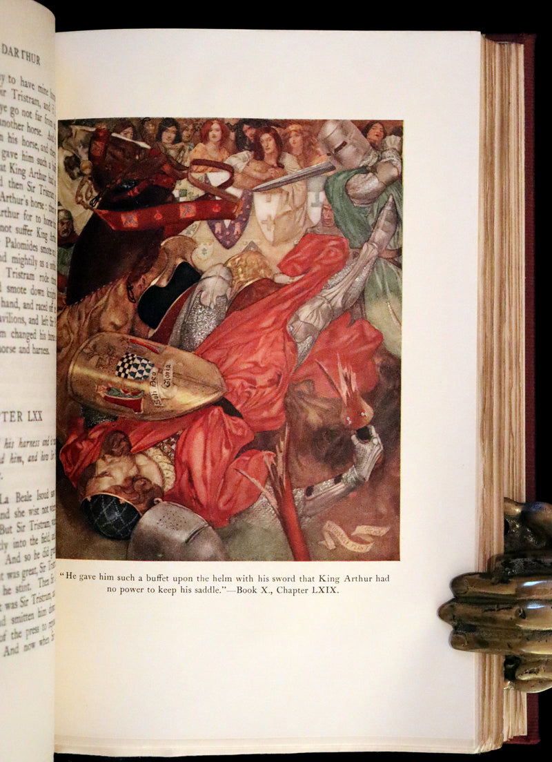 1927 Rare First one-volume Edition - Le Morte Darthur, The History of King Arthur and of His Noble Knights of the Round Table.
