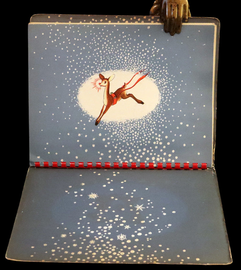 1950 Rare Pop-Up Edition - RUDOLPH The Red-Nosed Reindeer by Robert L. May, Illustrated by Marion Guild.