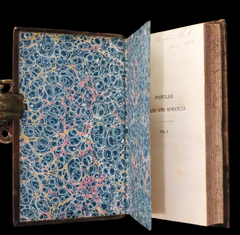 1823 Rare First Edition Book Set - Fairy, Ghost, and Supernatural Tales - Popular Tales and Romances of the Northern Nations.