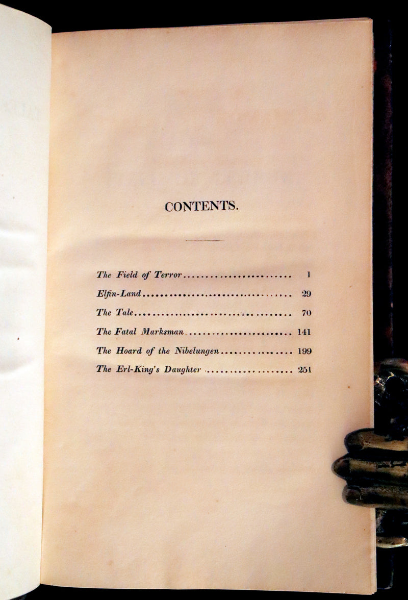 1823 Rare First Edition Book Set - Fairy, Ghost, and Supernatural Tales - Popular Tales and Romances of the Northern Nations.