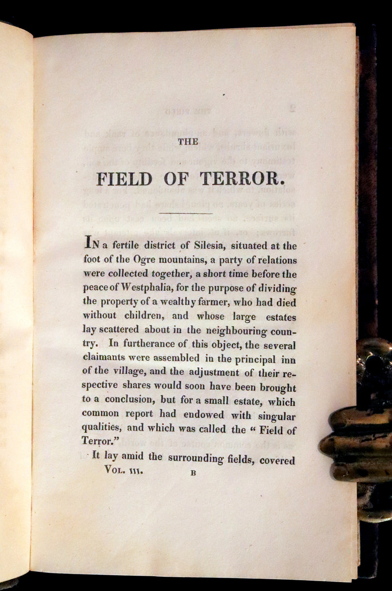 1823 Rare First Edition Book Set - Fairy, Ghost, and Supernatural Tales - Popular Tales and Romances of the Northern Nations.