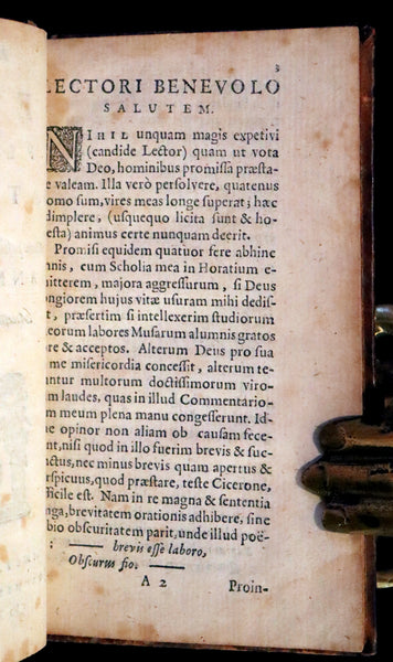 1659 Rare Latin Book - Aulus Persius Flaccus' Satires - Stoic Wisdom & Societal Insight.