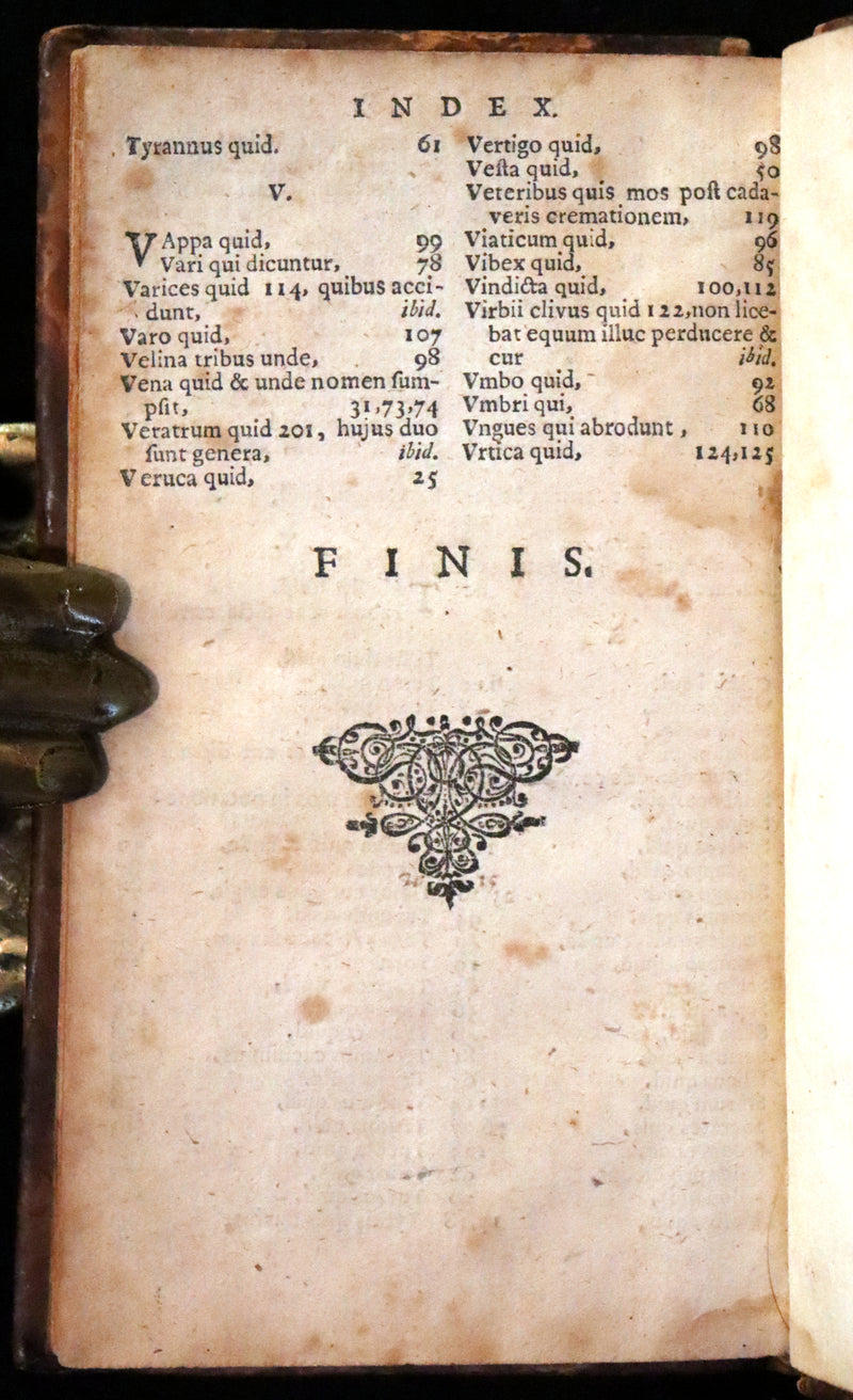 1659 Rare Latin Book - Aulus Persius Flaccus' Satires - Stoic Wisdom & Societal Insight.