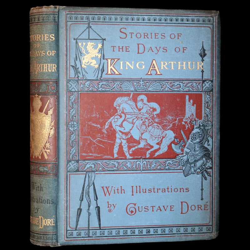 1894 Rare Book - Stories of the Days of King Arthur illustrated by Gustave Dore.