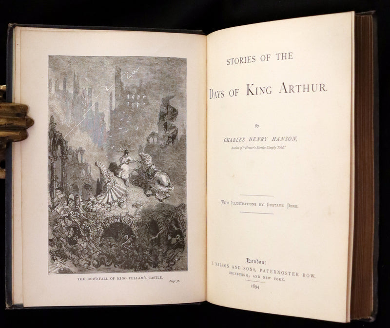 1894 Rare Book - Stories of the Days of King Arthur illustrated by Gustave Dore.