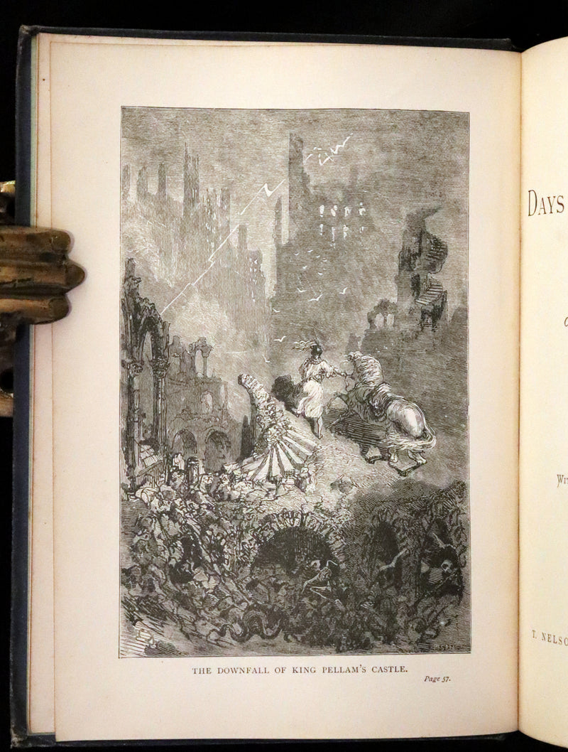 1894 Rare Book - Stories of the Days of King Arthur illustrated by Gustave Dore.