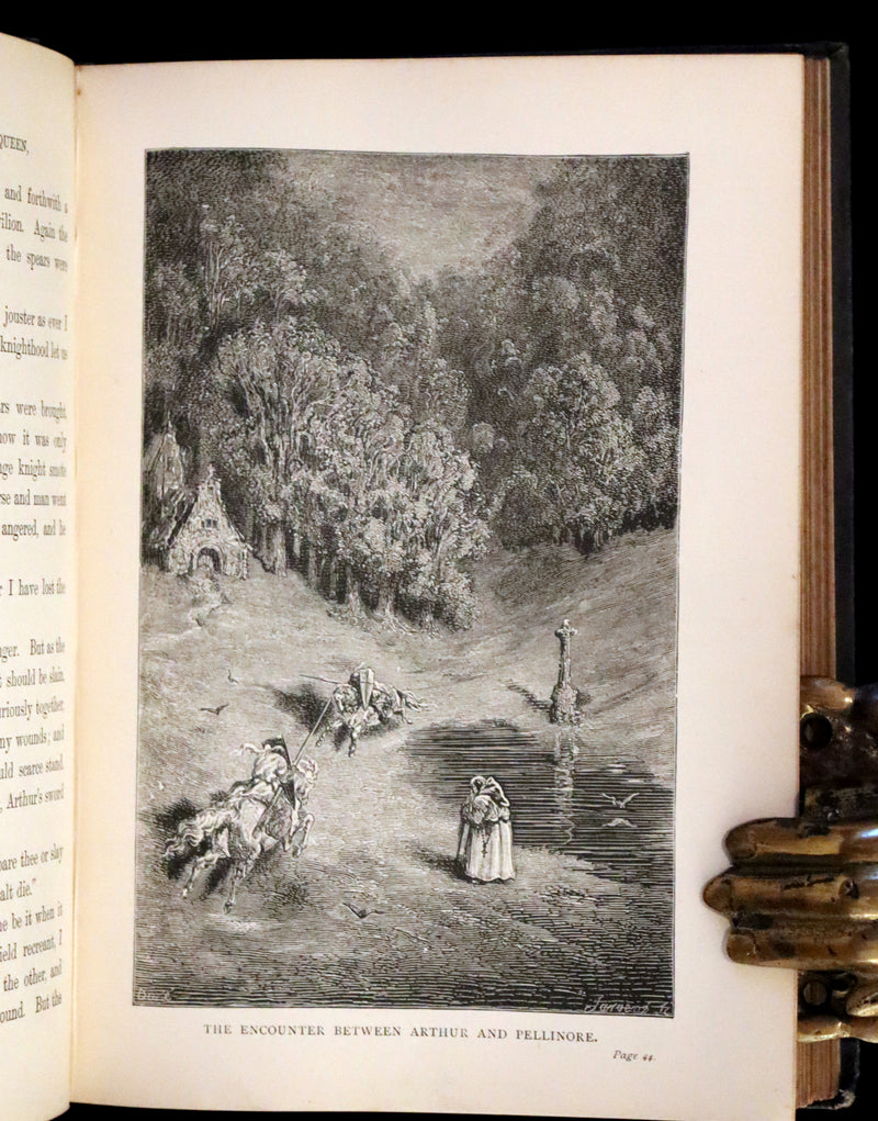 1894 Rare Book - Stories of the Days of King Arthur illustrated by Gustave Dore.