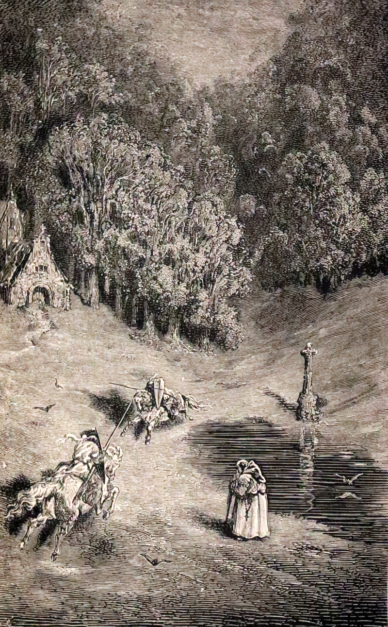 1894 Rare Book - Stories of the Days of King Arthur illustrated by Gustave Dore.
