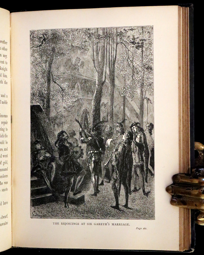 1894 Rare Book - Stories of the Days of King Arthur illustrated by Gustave Dore.