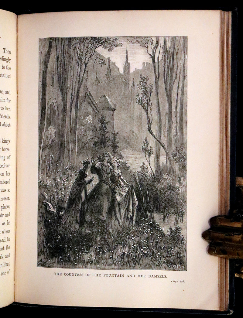 1894 Rare Book - Stories of the Days of King Arthur illustrated by Gustave Dore.