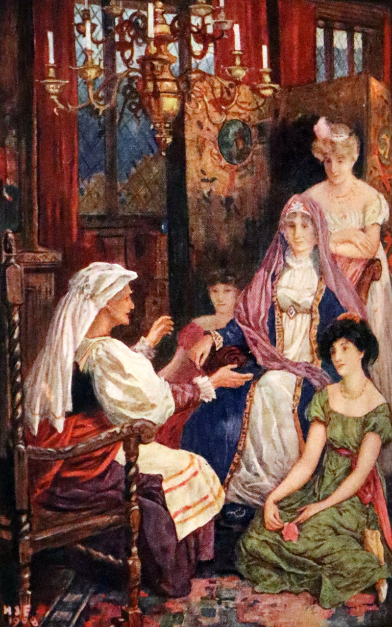 1908 Rare First Edition - The Book of Princes and Princesses by Mrs. Lang & Andrew Lang.