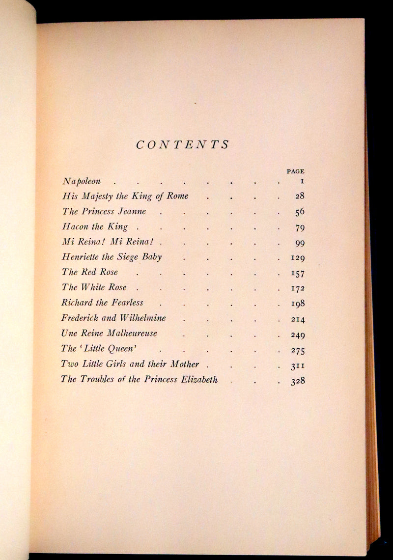 1908 Rare First Edition - The Book of Princes and Princesses by Mrs. Lang & Andrew Lang.