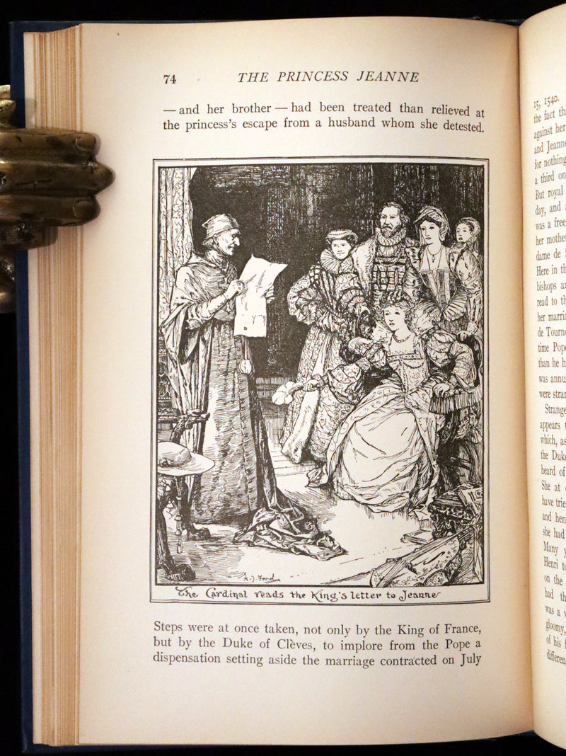 1908 Rare First Edition - The Book of Princes and Princesses by Mrs. Lang & Andrew Lang.