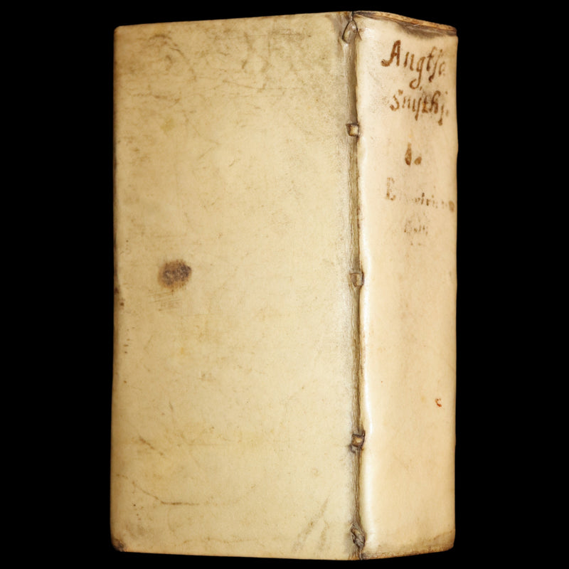 1630 Rare Latin Vellum Book - Sir Thomas Smith's De Republica Anglorum.