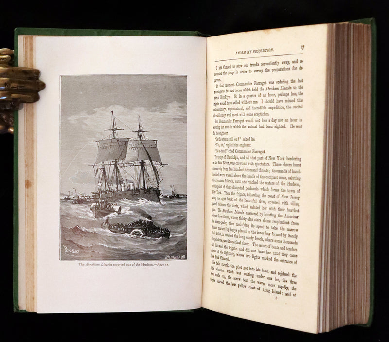1900 Rare Book - Twenty Thousand Leagues Under the Sea by Jules Verne.