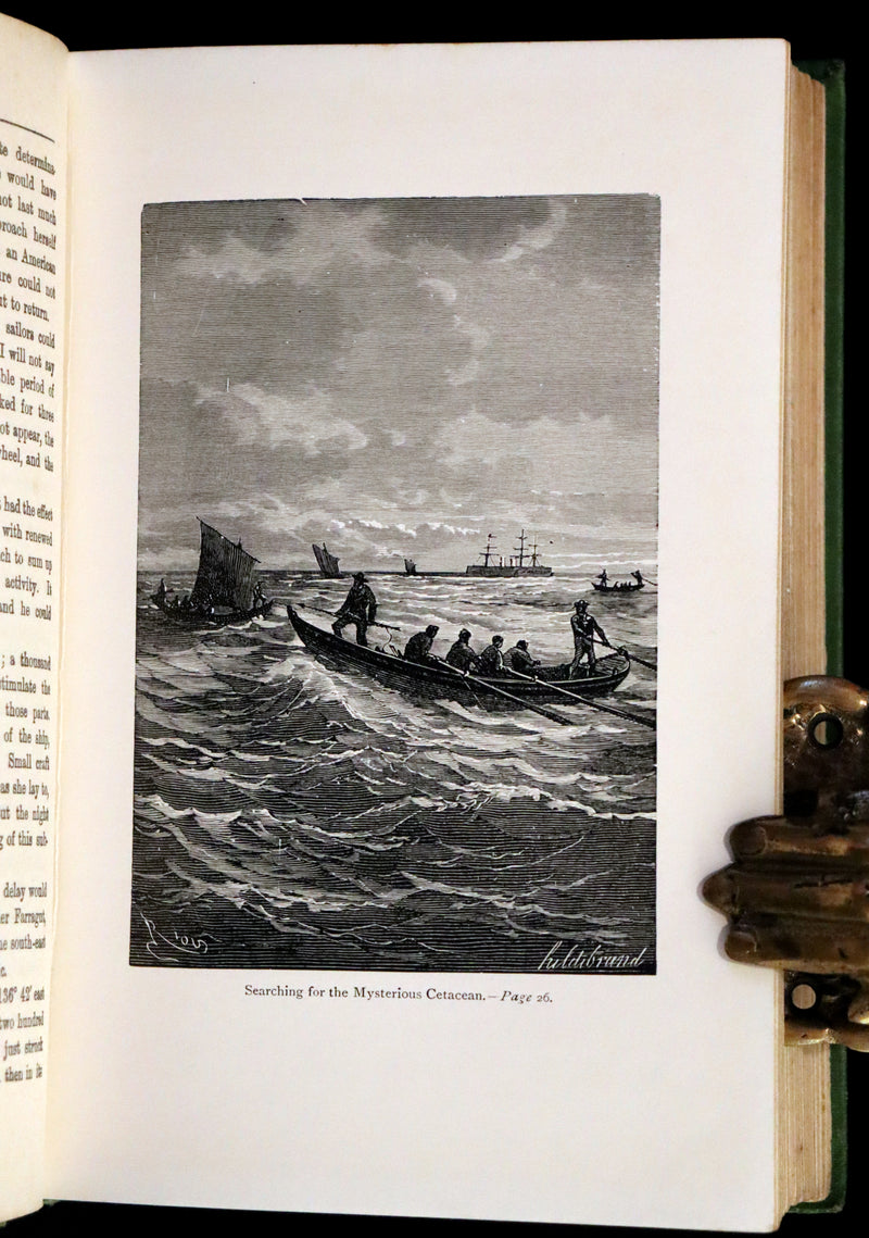 1900 Rare Book - Twenty Thousand Leagues Under the Sea by Jules Verne.