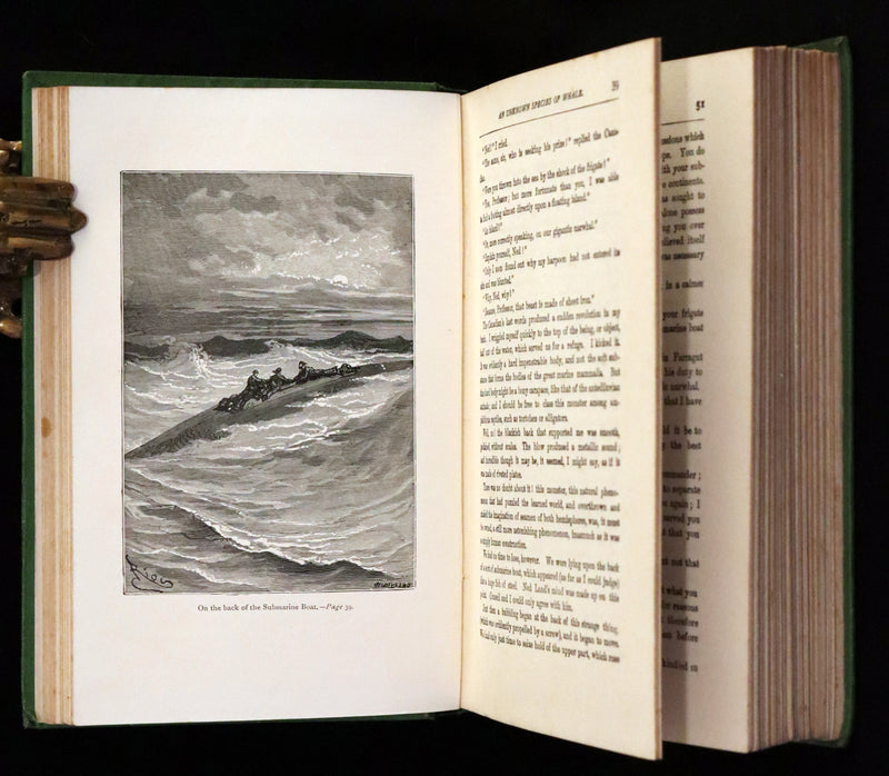 1900 Rare Book - Twenty Thousand Leagues Under the Sea by Jules Verne.