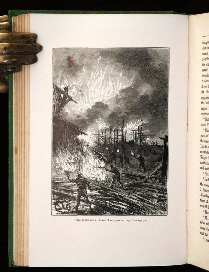 1900 Rare Book - Twenty Thousand Leagues Under the Sea by Jules Verne.