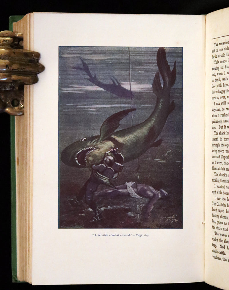 1900 Rare Book - Twenty Thousand Leagues Under the Sea by Jules Verne.