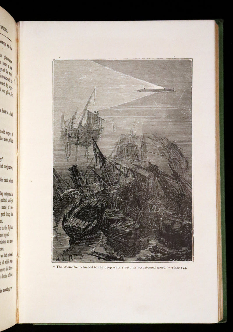 1900 Rare Book - Twenty Thousand Leagues Under the Sea by Jules Verne.