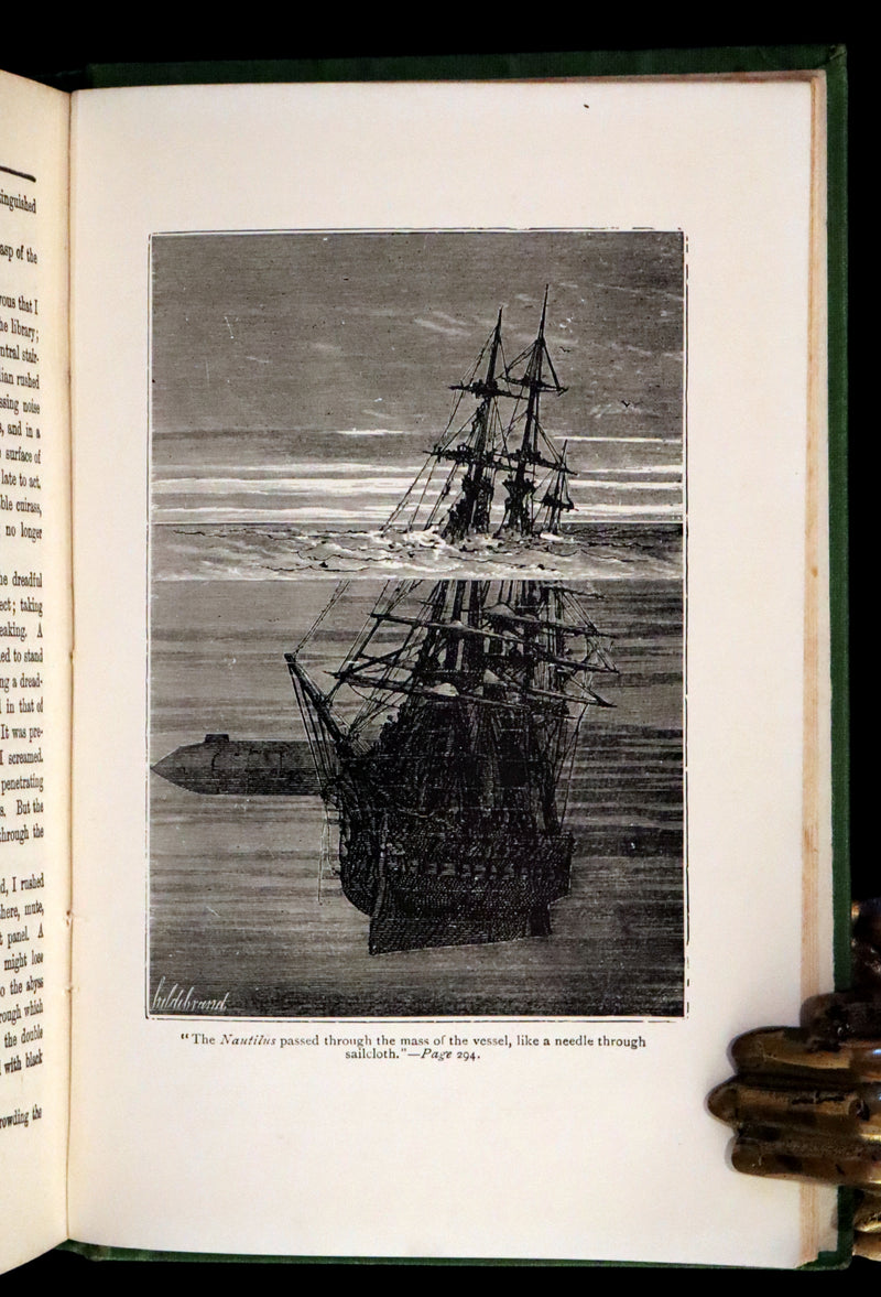 1900 Rare Book - Twenty Thousand Leagues Under the Sea by Jules Verne.