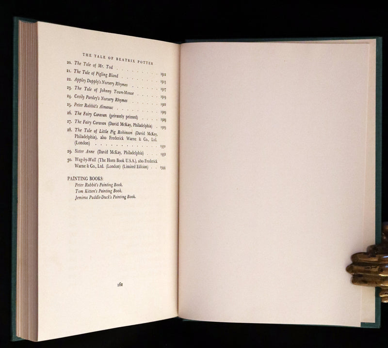 1946 Rare First Edition with Dust jacket - The Tale of Beatrix Potter, A Biography by Margaret Lane.