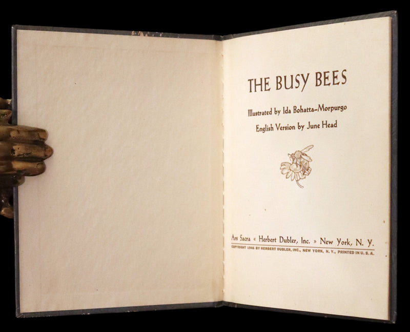 1946 Scarce First US Edition - The Busy Bees illustrated by Ida Bohatta-Morpurgo.