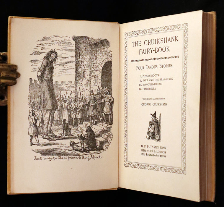 1900 Scarce Book - The Cruikshank Fairy Book - Four Famous Stories Illustrated.