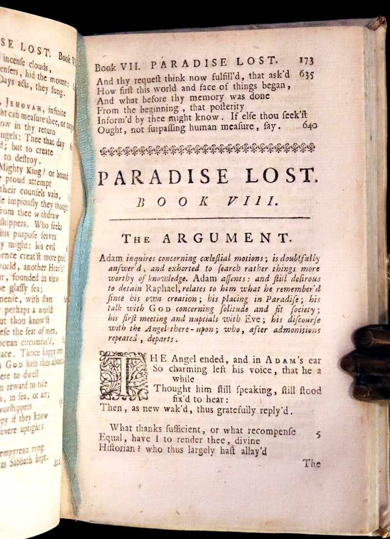 1730 Rare Book - Paradise lost. A poem, in twelve books: written by John Milton.