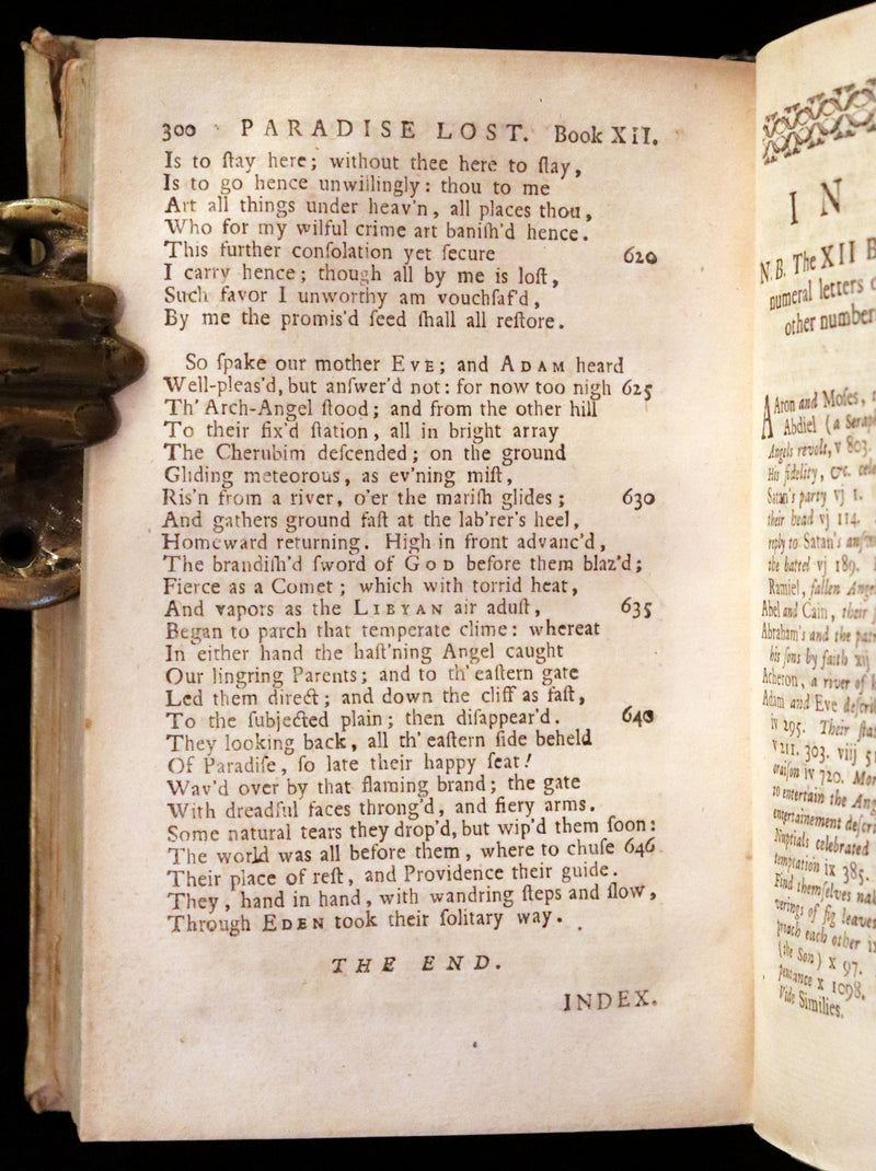1730 Rare Book - Paradise lost. A poem, in twelve books: written by John Milton.