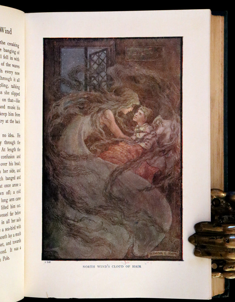 1911 Rare Book - At the Back of the North Wind Illustrated by Frank C. Pape.