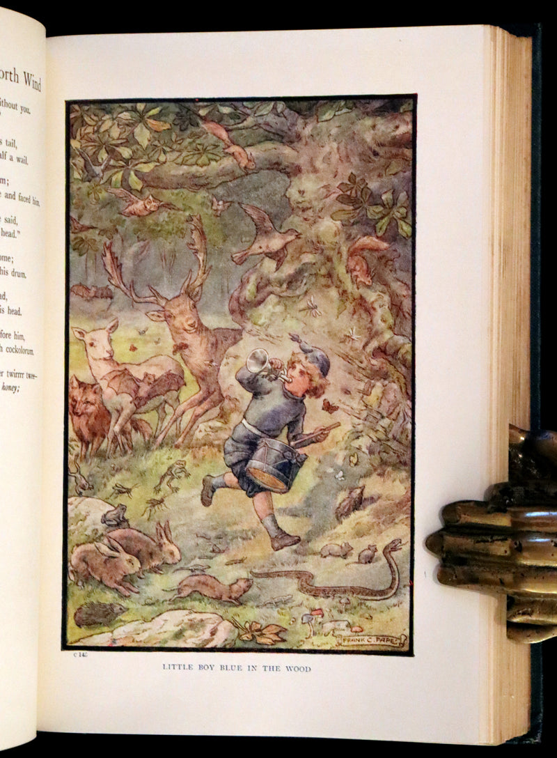 1911 Rare Book - At the Back of the North Wind Illustrated by Frank C. Pape.