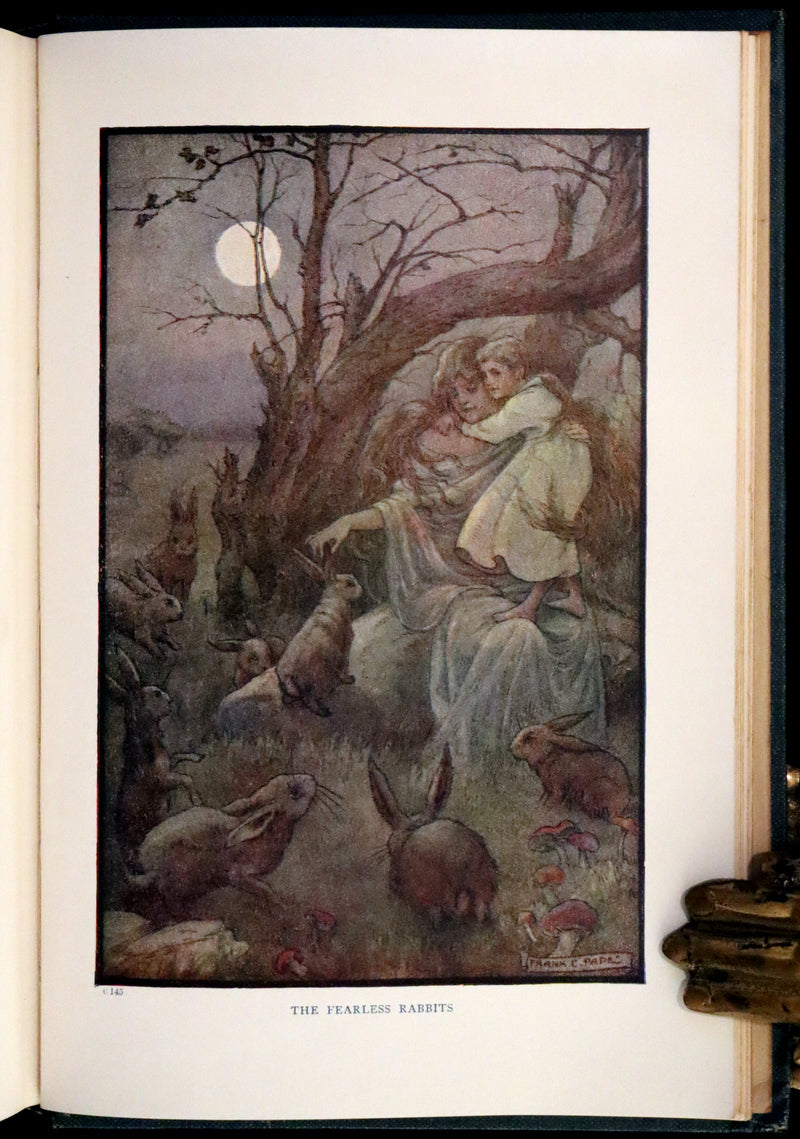 1911 Rare Book - At the Back of the North Wind Illustrated by Frank C. Pape.