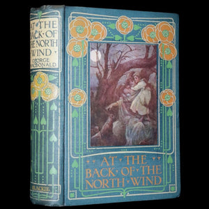 1911 Rare Book - At the Back of the North Wind Illustrated by Frank C. Pape.