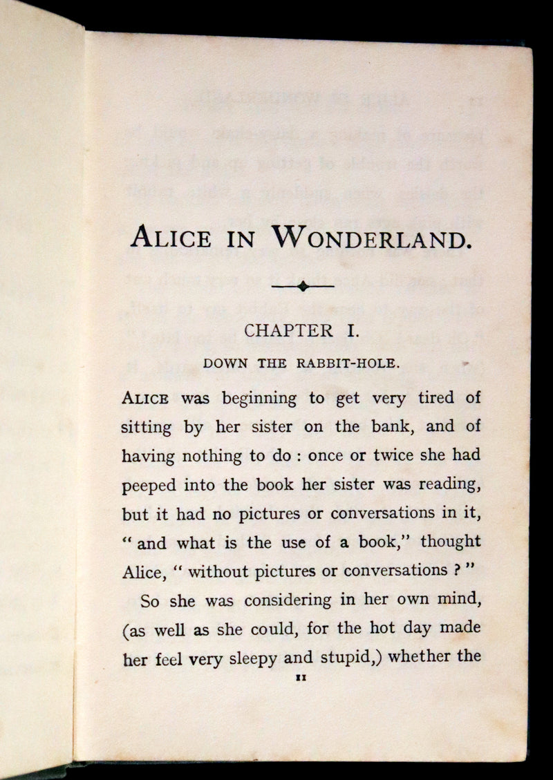 1920 Scarce Edition - Alice's Adventures in Wonderland with frontispiece by Margaret Tarrant.