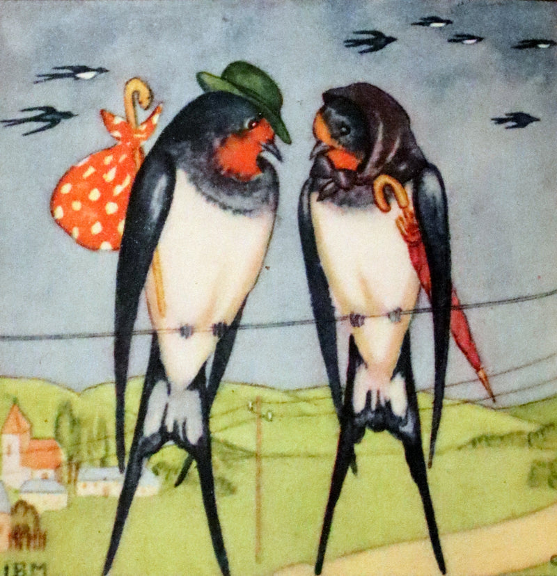 1942 Scarce First US Edition - The Bird's Book illustrated by Ida Bohatta Morpurgo.